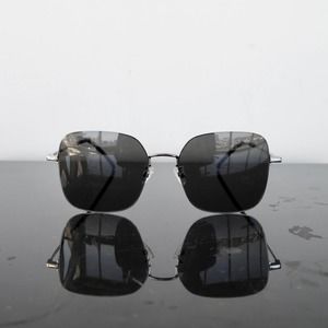 SAINT LAURENT Square Aviator Sunglasses
